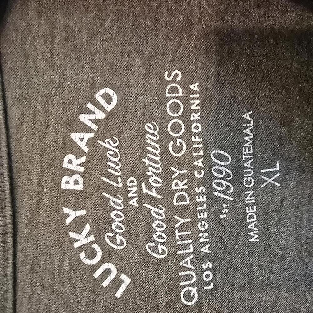 Lucky Brand Rooted in Rock & Roll Graphic Tee - XL - Picture 3 of 4